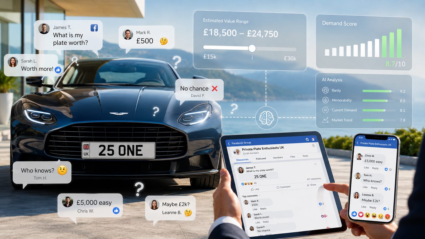 What Is My Private Number Plate Worth? 